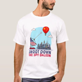 Chinese spionageballon t-shirt
