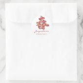 Chinese Sticker "Chun" Spring Flowers Favor Labels (Tas)