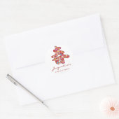 Chinese Sticker "Chun" Spring Flowers Favor Labels (Envelop)