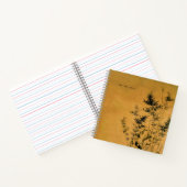 Chinese Stijl Bamboe Harmony Spiraal Notebook Notitieboek (Binnen)