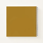Chinese Stijl Bamboe Harmony Spiraal Notebook Notitieboek (Achterkant)
