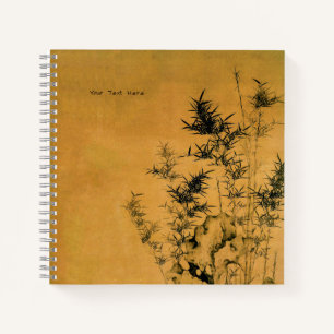 Chinese Stijl Bamboe Harmony Spiraal Notebook Notitieboek