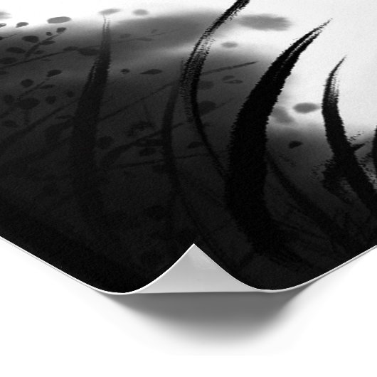 Chinese stijlretro-inktverf poster (Hoek)