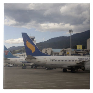 Chinese straalvliegtuigen voor huishoudelijk gebru tegeltje