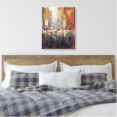 Chinese Street 1992 Canvas Afdruk (Insitu (Slaapkamer))