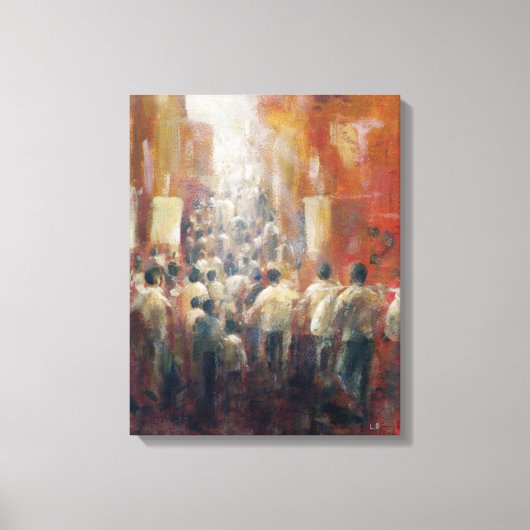 Chinese Street 1992 Canvas Afdruk (Voorkant)