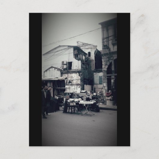 Chinese Street Scene Briefkaart (Voorkant)