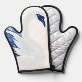Chinese swan wings pattern (Persnalize) Ovenwant (Voorkant / Achterkant)