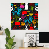 Chinese symbolen poster (Thuiskantoor)