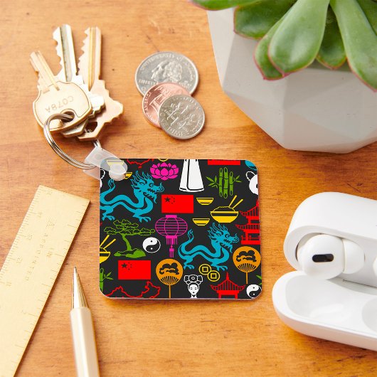 Chinese Symbolen Sleutelhanger