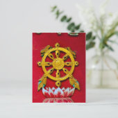 Chinese symboliek briefkaart (Staand voorkant)