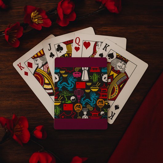 Chinese Symbols Pokerkaarten