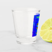 chinese symbool voor rust shot glas (Links)
