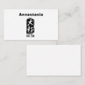 Chinese Tai Chi Words Black and White Seal Notitiekaartje (Voorkant / Achterkant)