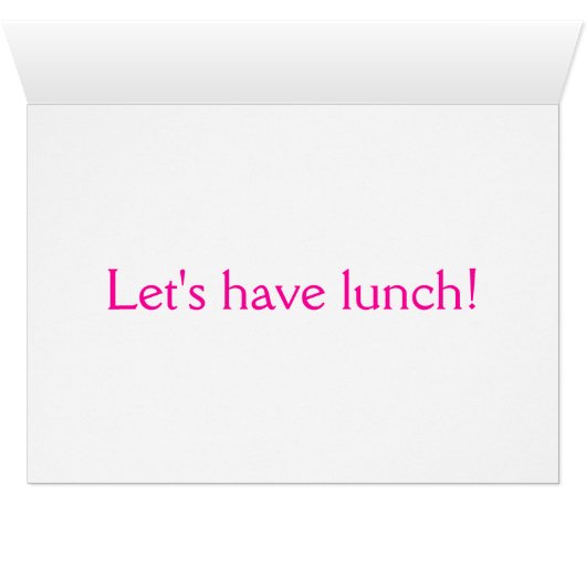 Chinese Takeout in roze (Binenzijde Horizontaal (Onderkant))