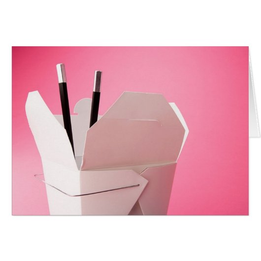 Chinese Takeout in roze (Voorkant Horizontaal)