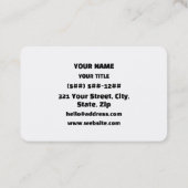 Chinese Teacher 老师 Laoshi Visitekaartje (Achterkant)