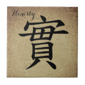 Chinese tekeneerlijkheid tegeltje (Voorkant)