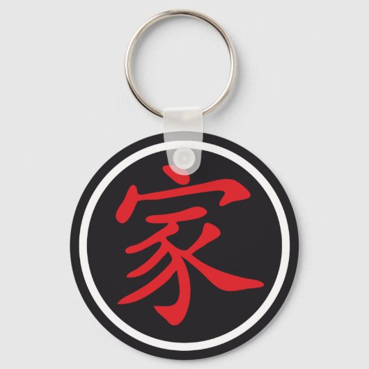 Chinese tekenfamilie sleutelhanger (Voorkant)