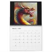 Chinese tekeningen 3 kalender (Feb 2027)