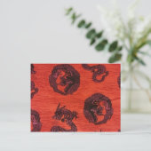 Chinese tekeningen briefkaart (Staand voorkant)