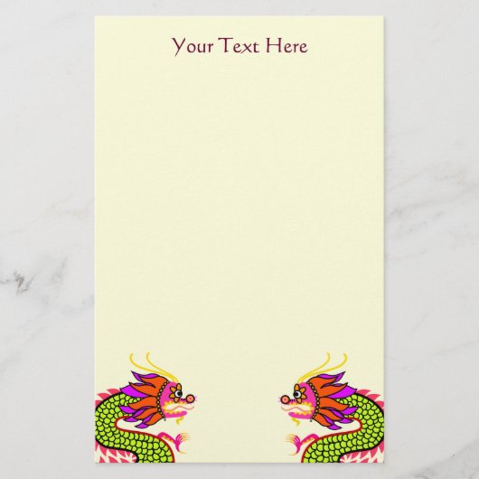 Chinese tekeningen briefpapier (Voorkant)