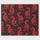 Chinese tekeningen cadeaupapier (Vlak)