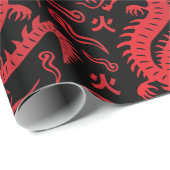 Chinese tekeningen cadeaupapier (Rol Hoek)