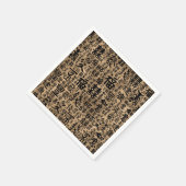 Chinese tekens - Lucky Symbols Patroon Servet (Hoek)