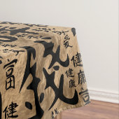 Chinese tekens - Lucky Symbols Patroon Tafelkleed (Voorbeeld)