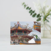 Chinese tempel briefkaart (Staand voorkant)