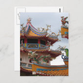 Chinese tempel briefkaart (Voorkant / Achterkant)