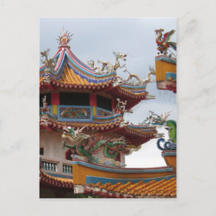 Chinese tempel briefkaart