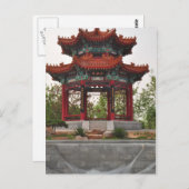 Chinese tempel in China Briefkaart (Voorkant / Achterkant)
