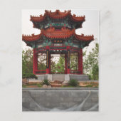 Chinese tempel in China Briefkaart (Voorkant)