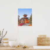 Chinese tempel poster (Keuken)