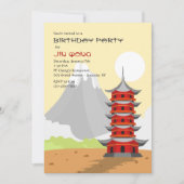 Chinese Tempel Uitnodiging (Voorkant)