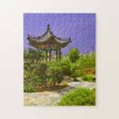 Chinese tempel verbergt Jigzaag Puzzle Legpuzzel (Verticaal)