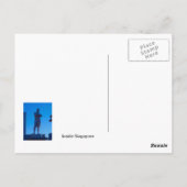 Chinese tempellantaarns briefkaart (Achterkant)