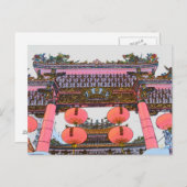 Chinese tempelpoort briefkaart (Voorkant / Achterkant)