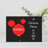 Chinese theaterlangoest kaart (Staand voorkant)