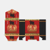 Chinese tijger dierentuin Birthday TentFB Bedankdoosjes (Uitgevouwen)