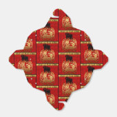 Chinese tijger: dierentuin zondische verjaardag TO Bedankdoosjes (Uitgevouwen)