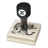 Chinese tijger nieuwjaar dierriem rubberstempel (Stempel)