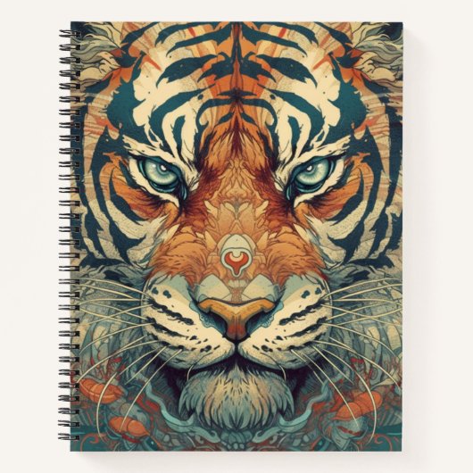 Chinese tijger notitieboek (Voorkant)