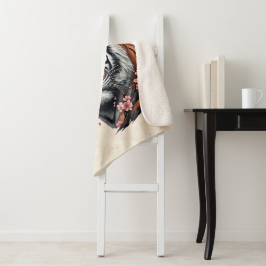 Chinese tijger sherpa deken (In situ)