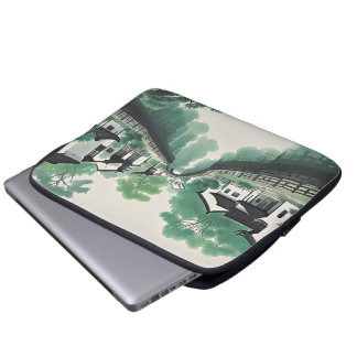 Chinese traditie Chinese landschapsschilderkunst C Laptop Sleeve