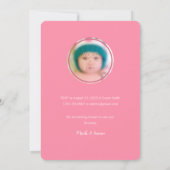 Chinese Traditionele Baby 100 Dagen 百日 Uitnodiging (Achterkant)