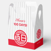 Chinese traditionele Baby 100 dagen 百 日 Bedankdoosjes (Geopend)