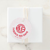 Chinese traditionele Baby 100 dagen 百 Labels met c (In situ)